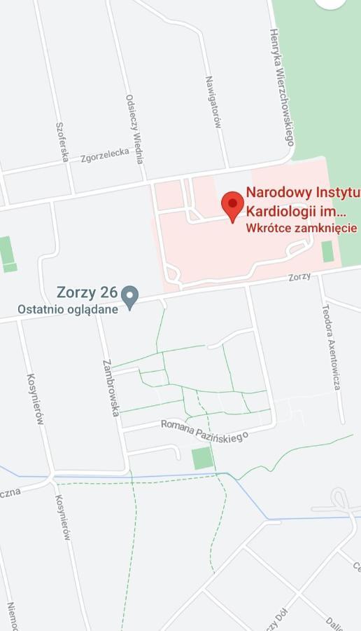 Appartement Apartament Zorzy Przy Instytucie Kardiologii Anin à Varsovie Extérieur photo
